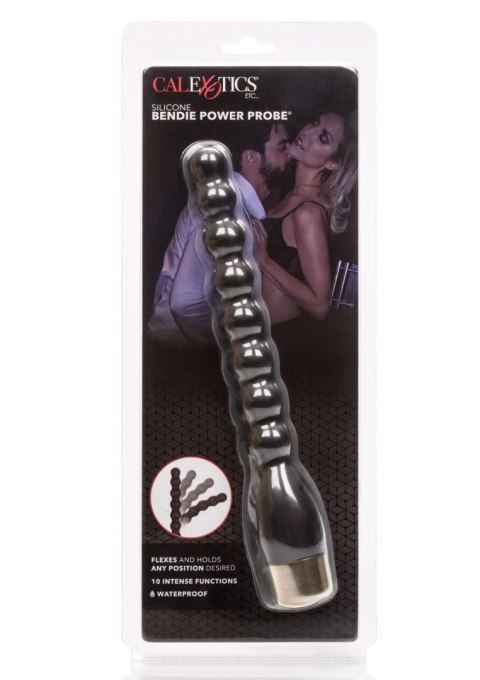 Czarny wibrujący plug analny różdżka koraliki Czarny wibrujący plug analny różdżka koraliki