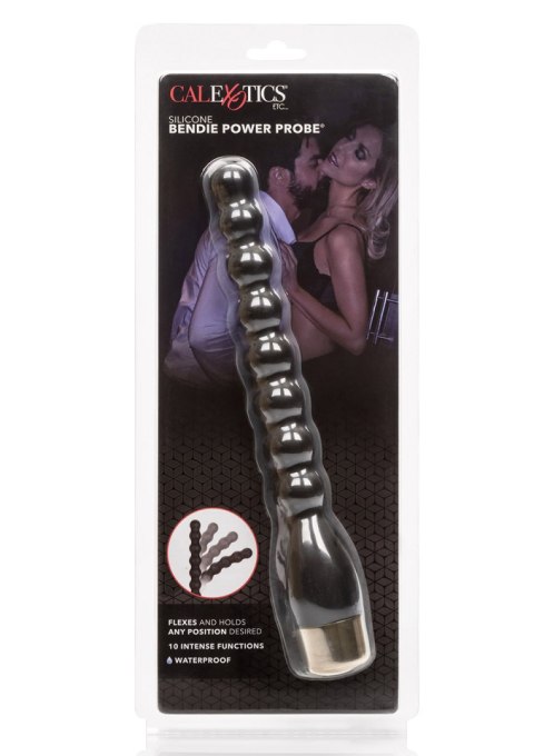Czarny wibrujący plug analny różdżka koraliki Czarny wibrujący plug analny różdżka koraliki