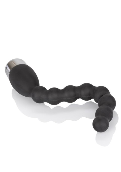 Czarny wibrujący plug analny różdżka koraliki Czarny wibrujący plug analny różdżka koraliki