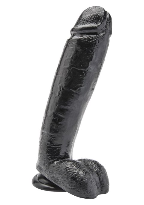 Dildo naturalne sztuczny czarny penis członek 25cm Dildo naturalne sztuczny czarny penis członek 25cm