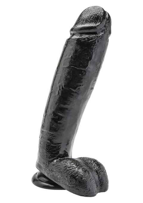 Dildo naturalne sztuczny czarny penis członek 25cm Dildo naturalne sztuczny czarny penis członek 25cm