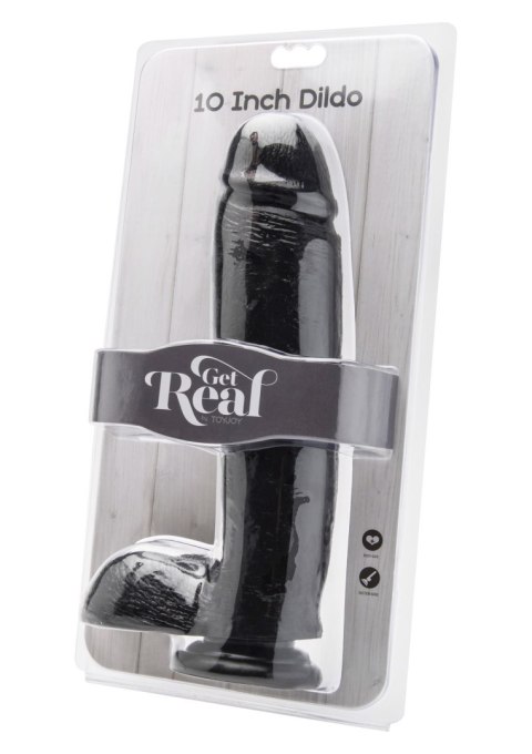 Dildo naturalne sztuczny czarny penis członek 25cm Dildo naturalne sztuczny czarny penis członek 25cm