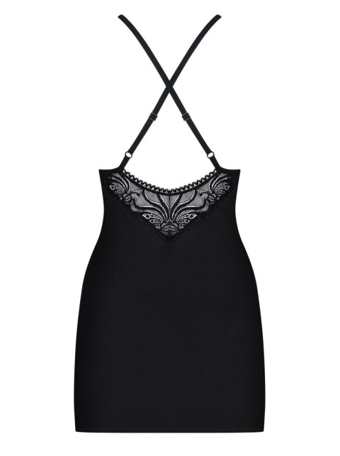 Komplet czarna koszulka sex stringi 828-che-1 l/xl Komplet czarna koszulka sex stringi 828-che-1 l/xl
