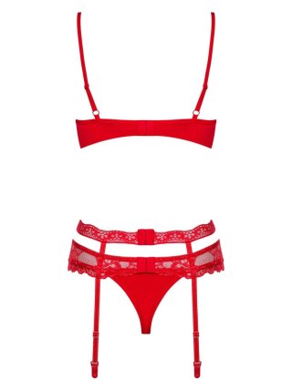 Komplet erotyczny pas stanik stringi obsessive s/m