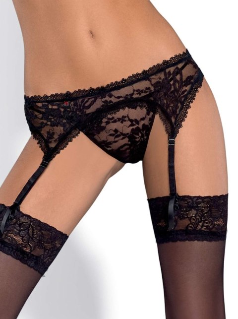 Komplet pas do pończoch sex stringi obsessive l/xl Komplet pas do pończoch sex stringi obsessive l/xl
