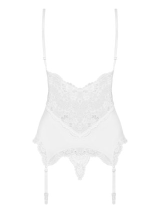 Koronkowy gorset stringi komplet obsessive s/m
