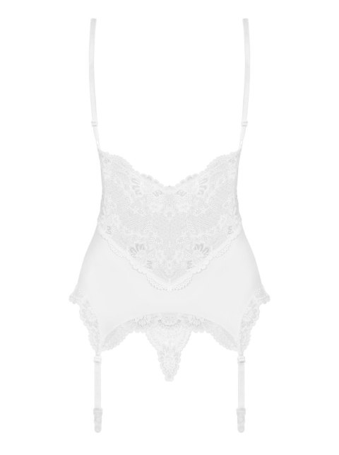 Koronkowy gorset stringi komplet obsessive s/m Koronkowy gorset stringi komplet obsessive s/m