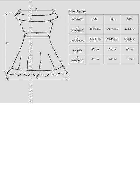 Przejrzysty komplet koszulka stringi obsessive lxl Przejrzysty komplet koszulka stringi obsessive lxl