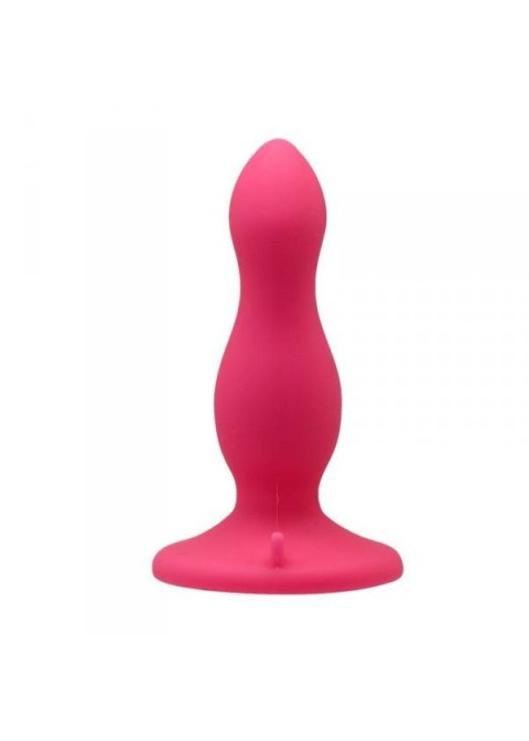 Silikonowy korek analny z mocną przyssawką sex 9cm Silikonowy korek analny z mocną przyssawką sex 9cm