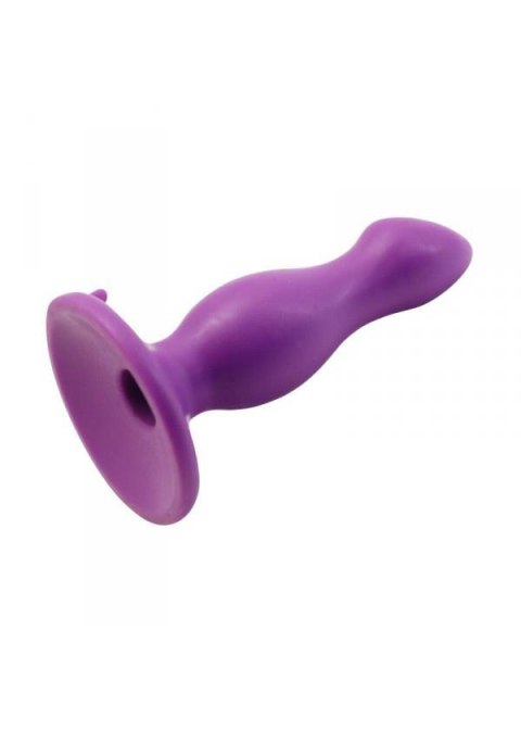 Silikonowy korek analny z mocną przyssawką sex 9cm Silikonowy korek analny z mocną przyssawką sex 9cm