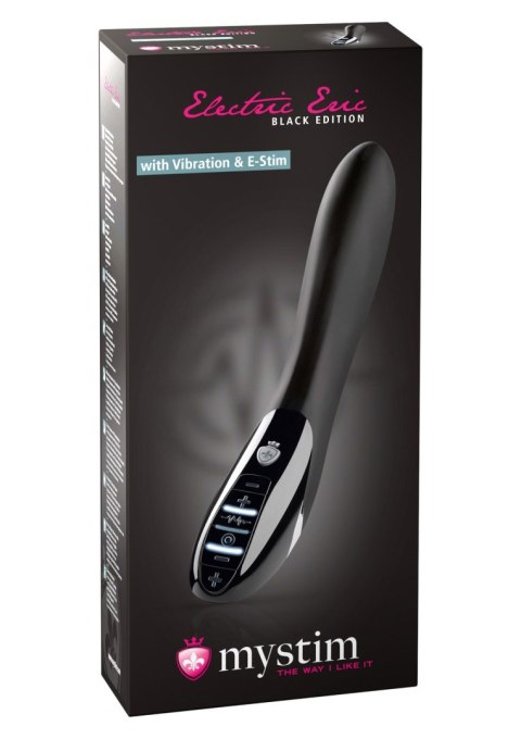 Stymulator-ELECTRIC ERIC ESTIM VIBRATOR BLACK Stymulator-ELECTRIC ERIC ESTIM VIBRATOR BLACK
