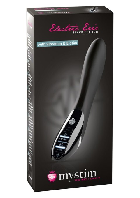 Stymulator-ELECTRIC ERIC ESTIM VIBRATOR BLACK Stymulator-ELECTRIC ERIC ESTIM VIBRATOR BLACK