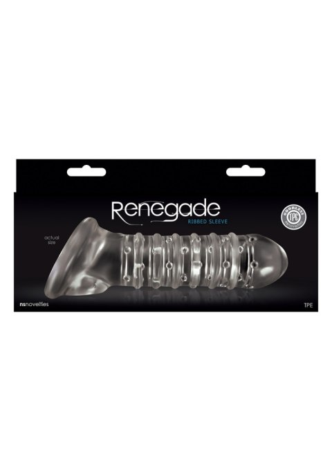 Stymulator-ribbed extension clear Stymulator-ribbed extension clear