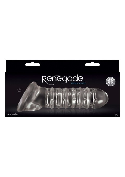 Stymulator-ribbed extension clear Stymulator-ribbed extension clear
