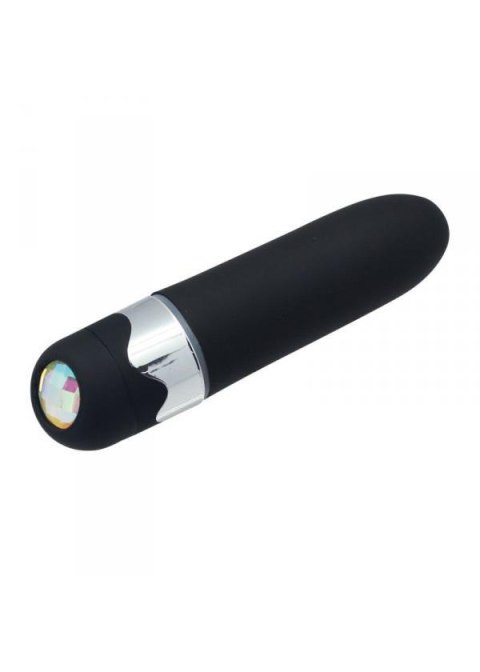 Wibrator z kryształem diamentem klasyczny sex 15cm Wibrator z kryształem diamentem klasyczny sex 15cm
