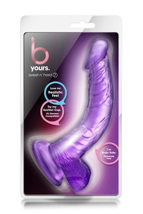 Dildo-b yours sweet n hard 7 purple Dildo-b yours sweet n hard 7 purple