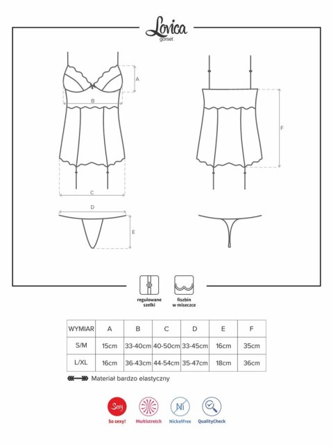 Gorset stringi czerwony sex komplet obsessive s/m Gorset stringi czerwony sex komplet obsessive s/m