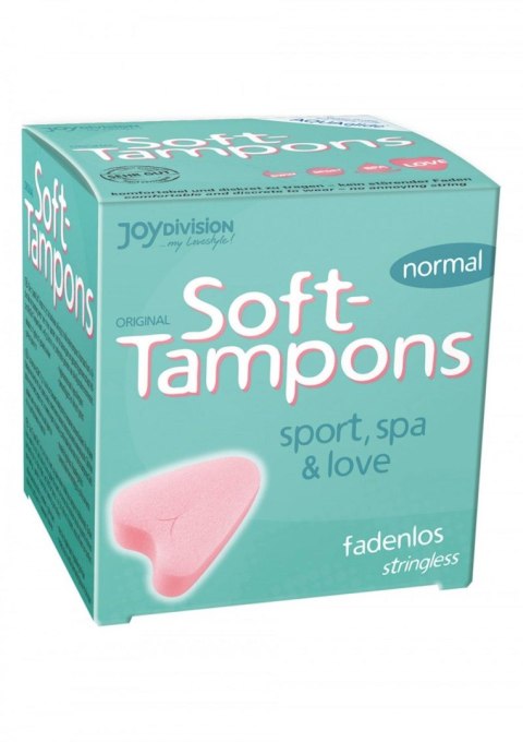 Miękkie tampony bez sznurka wygodne normal 3szt Miękkie tampony bez sznurka wygodne normal 3szt