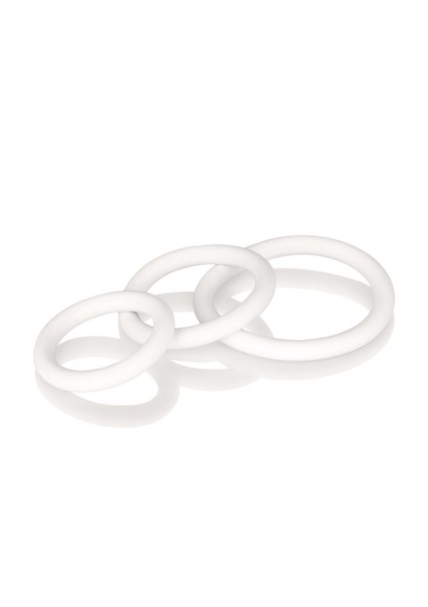 Pierścień-RUBBER RING WHITE SET 3PCS
