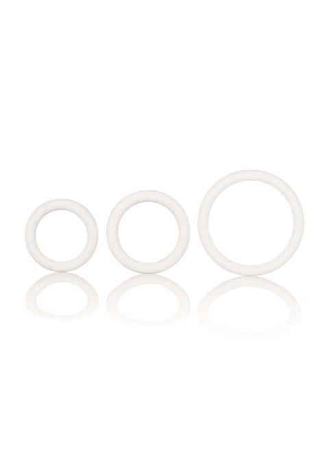 Pierścień-RUBBER RING WHITE SET 3PCS
