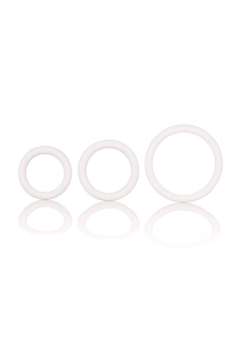 Pierścień-RUBBER RING WHITE SET 3PCS