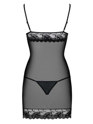 Przejrzysta koszulka komplet stringi wonderia l/xl