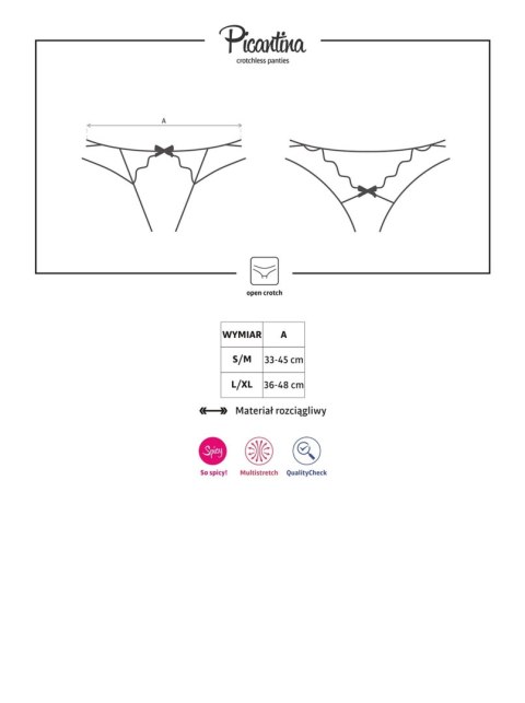 Rozcięte otwarte stringi erotyczne obsessive l/xl Rozcięte otwarte stringi erotyczne obsessive l/xl