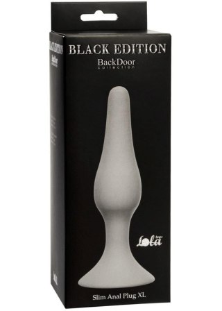 Smukły czubek korek plug analny przyssawka 15cm